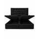thumbnail image 3 of Cama Baul King Capitone + Colchon Mery Desing - Negro, 3 of 6