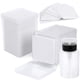 thumbnail image 1 of Almohadillas de algodón para uñas, 400 unidades, botella dispensadora y esmalte de uñas, 1 of 7