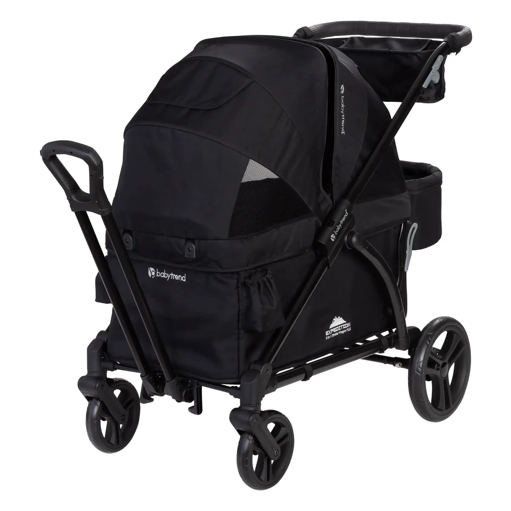 Baby Trend - Carro Paseo Wagon Y Coche Doble Muv Expedition 2 En 1 Ultra Black