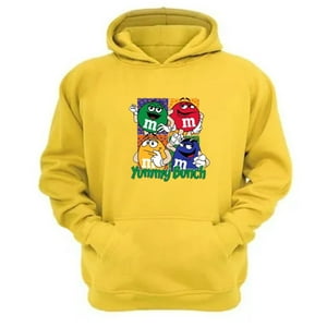 Genérico - Poleron Canguro M&M Amarillo Talla M Unisex