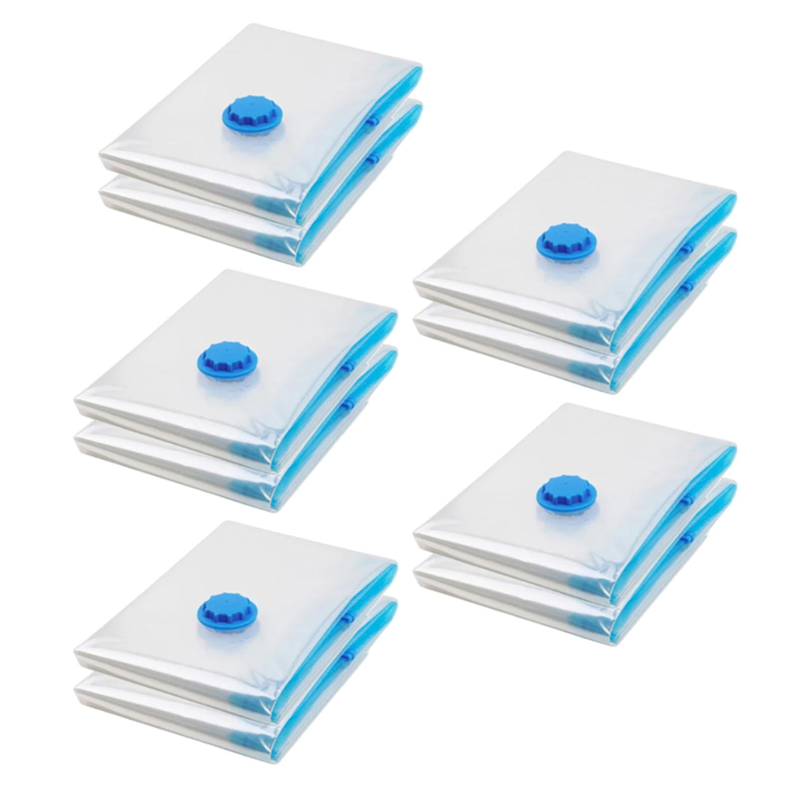 Bothyi - 10 Uds Bolsas De Almacenamiento Al Vacío Transparentes Reutilizables Para Ropa De Invierno Ropa 40cm X 60cm