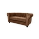 thumbnail image 2 of Sofá Chesterfield 2C Felpa Café, 2 of 2