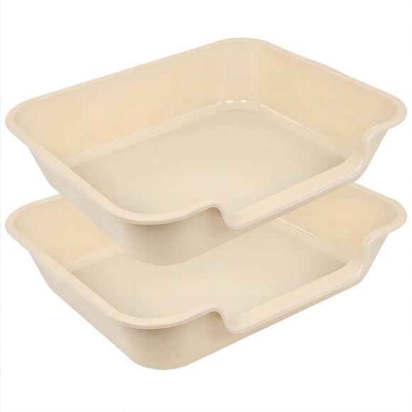Caja de arena Blaucasa 61 cm x 51 cm, pack de 2, ABS, color arena