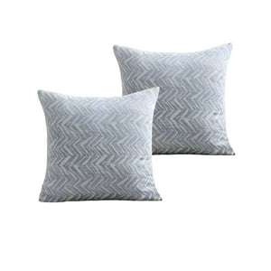 Genérico - Set De 2 Fundas De Cojines Diseño Maillard 45Cm X 45 Cm Celeste