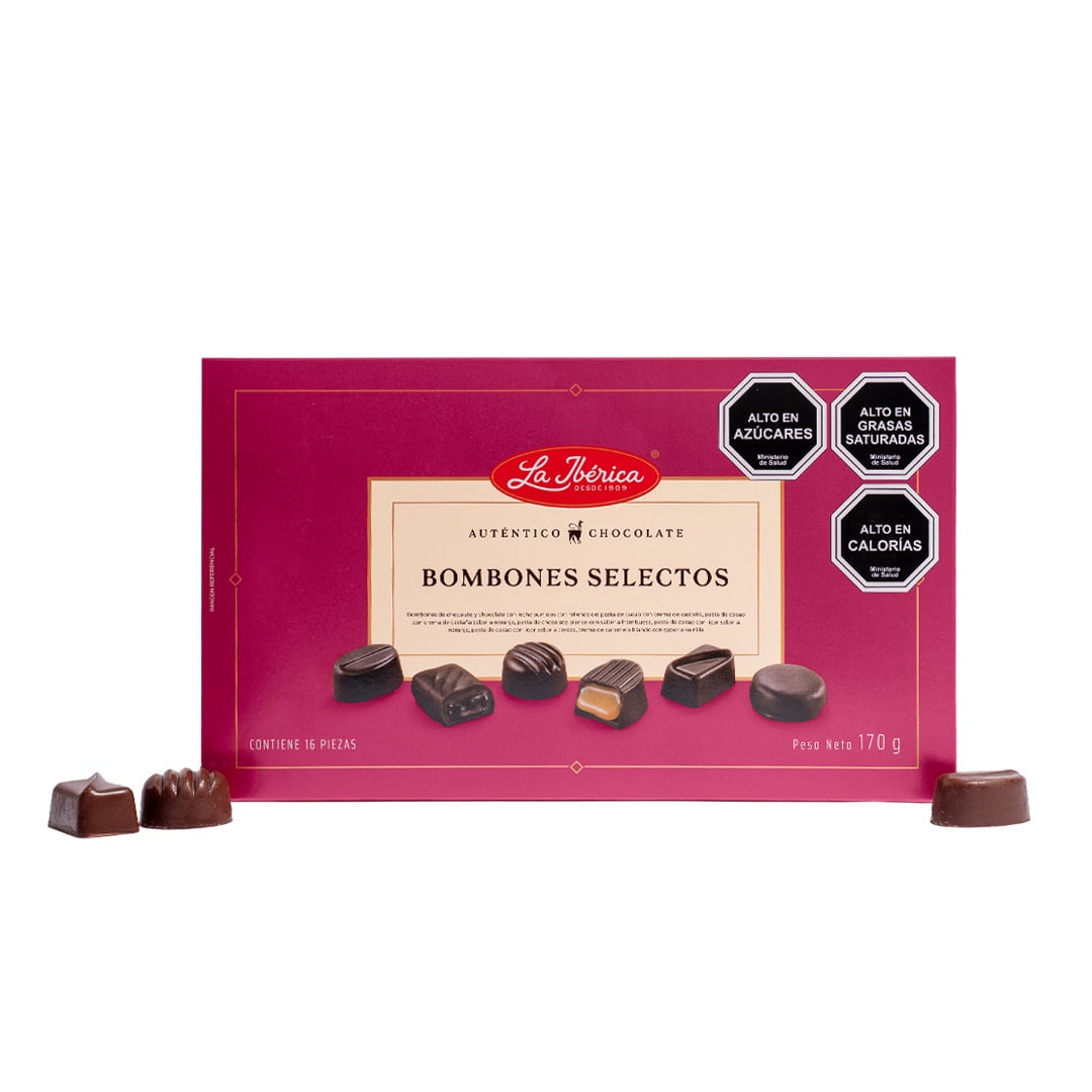 Chocolates La Ibérica - Caja De Bombones Selectos 170g La Iberica