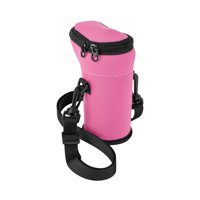 Ioensy - Bolsa De Transporte Para Botellas De Agua Para Niños, Taza Para Caminar, Soporte Para Botella De Agua Para Exteriores, Color Rosa
