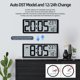 thumbnail image 3 of Reloj de pared Henescribe 41 cm con temperatura, fecha y alarma, 3 of 7