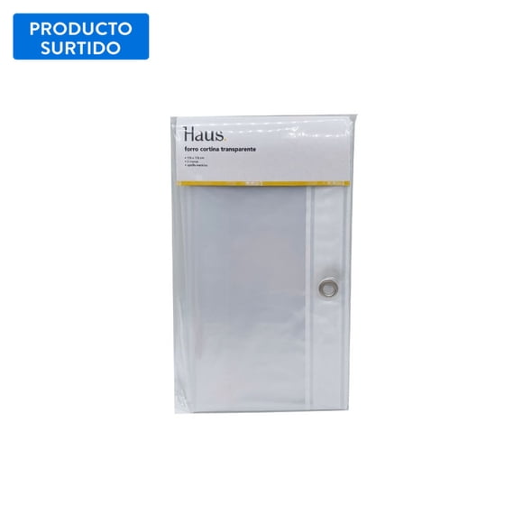 Forro Cortina 175x175 cm Transparente