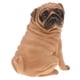 thumbnail image 4 of figura animal modelo plástico figurita ni?os juguete regalo decoración del hogar pug amarillo, 4 of 5