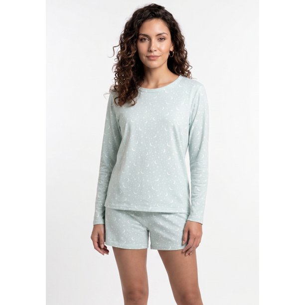 Pijama Corto Algodón Mujer Kayser 70.1136M-VER