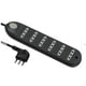thumbnail image 1 of Alargador 6 Tomas 5 Metros con Switch Negro Electraline, 1 of 3