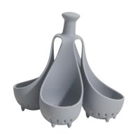 Magideal - Caldera De Huevo Soporte De Almacenamiento De Cocción De Huevo Huevo Para El Desayuno Ahorrar Recipiente De Tiempo Conveniente Cesta De Huevo Calderas Tiene 4