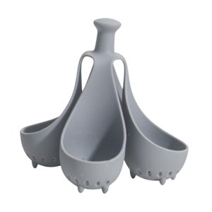 Magideal - Caldera De Huevo Soporte De Almacenamiento De Cocción De Huevo Huevo Para El Desayuno Ahorrar Recipiente De Tiempo Conveniente Cesta De Huevo Calderas Tiene 4