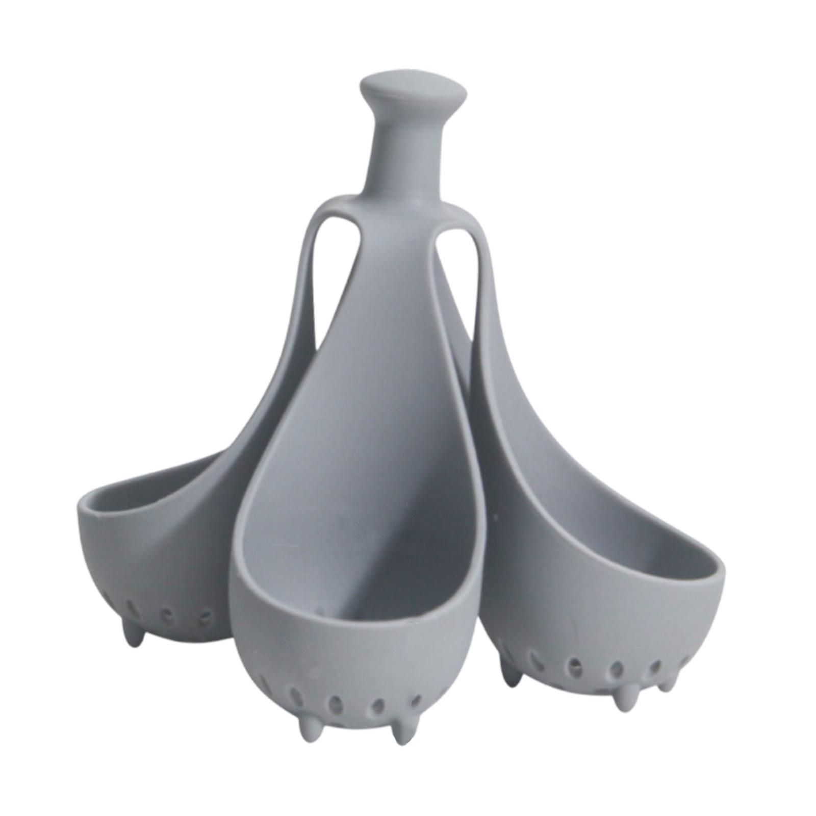 Magideal - Caldera De Huevo Soporte De Almacenamiento De Cocción De Huevo Huevo Para El Desayuno Ahorrar Recipiente De Tiempo Conveniente Cesta De Huevo Calderas Tiene 4