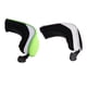 thumbnail image 2 of 2x Golf Hybrid UT Club Head Cover Headcover Con Etiqueta De Número Verde Negro, 2 of 5
