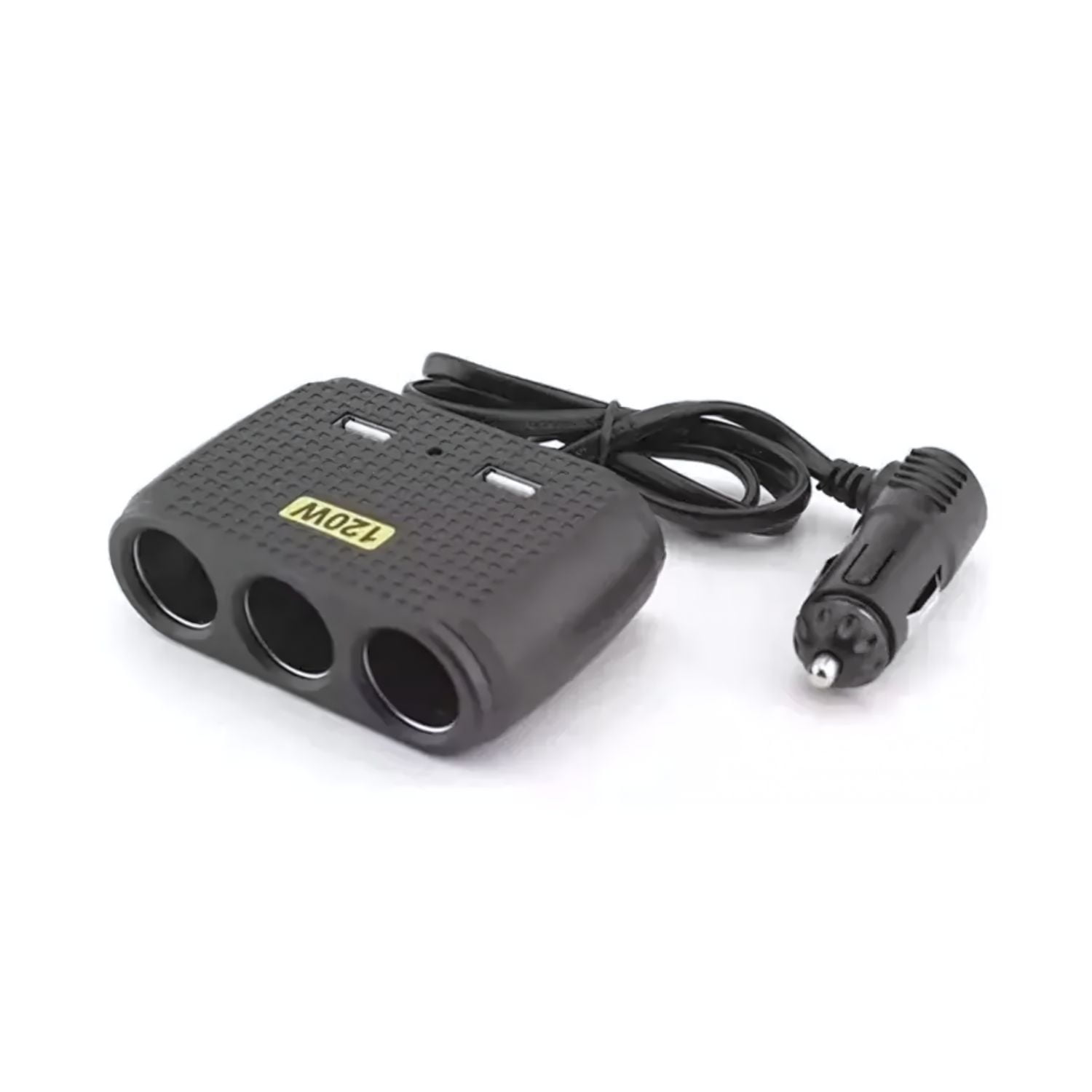 Disparo - Adaptador Splitter Hub Encendedor De Auto + Puerto Usb 120w