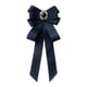 thumbnail image 1 of Corbatas Preatadas Con Lazo Para Mujer, Corbata Elegante Para Uniforme De Estudiante, Regalos, Azul Marino, 1 of 5
