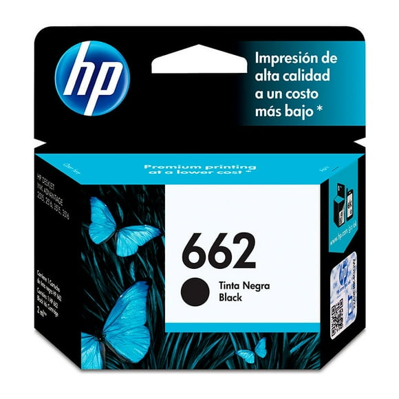 Cartucho de Tinta Original HP662 Negro