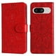 thumbnail image 5 of Funda tipo cartera FOXDOCK para Google Pixel 8 , diseño girasol en relieve, cuero PU, cierre magnético, soporte y tarjetero, 5 of 5