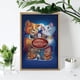 thumbnail image 4 of Los Aristogatos Kits de Pintura de Diamantes para Adultos 5D DIY Diamond Art Kits Full Drill Diamond Dots para Regalo Decoración de Pared y Relajación Artes de Gemas 20*30cm, 4 of 6