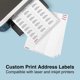thumbnail image 4 of Address Labels 479884, 7500 etiquetas blancas de 1 x 2.6 pulgadas, 4 of 5