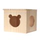 thumbnail image 1 of Accesorios De Jaula De Cabaña De Casa De Madera Para Hámster Para Hámsteres Sirios Lemmings Gerbils Estilo B, 1 of 5