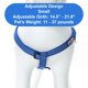 thumbnail image 3 of Arnés para perros Pawtitas, reflectante, ajustable, azul S, 3 of 8
