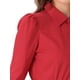 thumbnail image 5 of INSPIRE CHIC Camisa Leotardo para Mujer con Cuello, Casual de Negocios, Abotonada, Mangas Largas, Body, Talla M, Rojo, 5 of 6