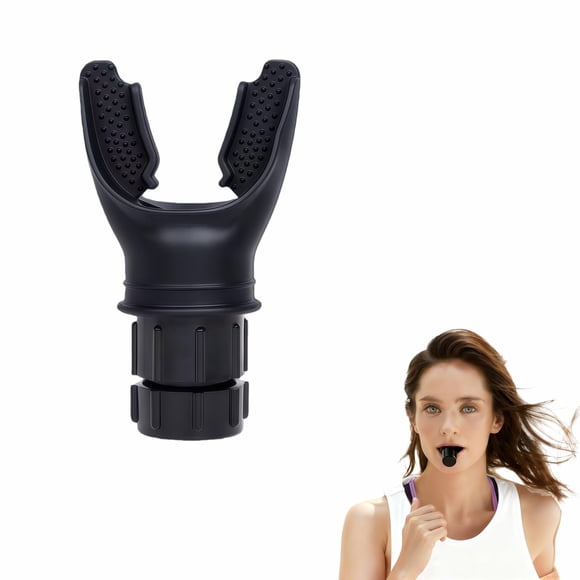 Entrenador portátil de respiración pulmonar de resistencia ajustable | Dispositivo de silicona de pr