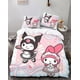 thumbnail image 1 of Cart-oon Bunny -3-Piece Be-d Set -Warm and- Comf-ortable -Kawaii- Beddi-ng Se-t Cute S-oft Mic-rofiber Bedclothe-s for Bo-ys Girls Ki-ds -King, 1 of 5