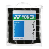 Yonex Super Grap Overgrip 12 Unidades Negro