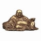 thumbnail image 1 of Buda Gordo Mini Estatua, Buda Gordo Hincado Decorativo Dorado, 1 of 2