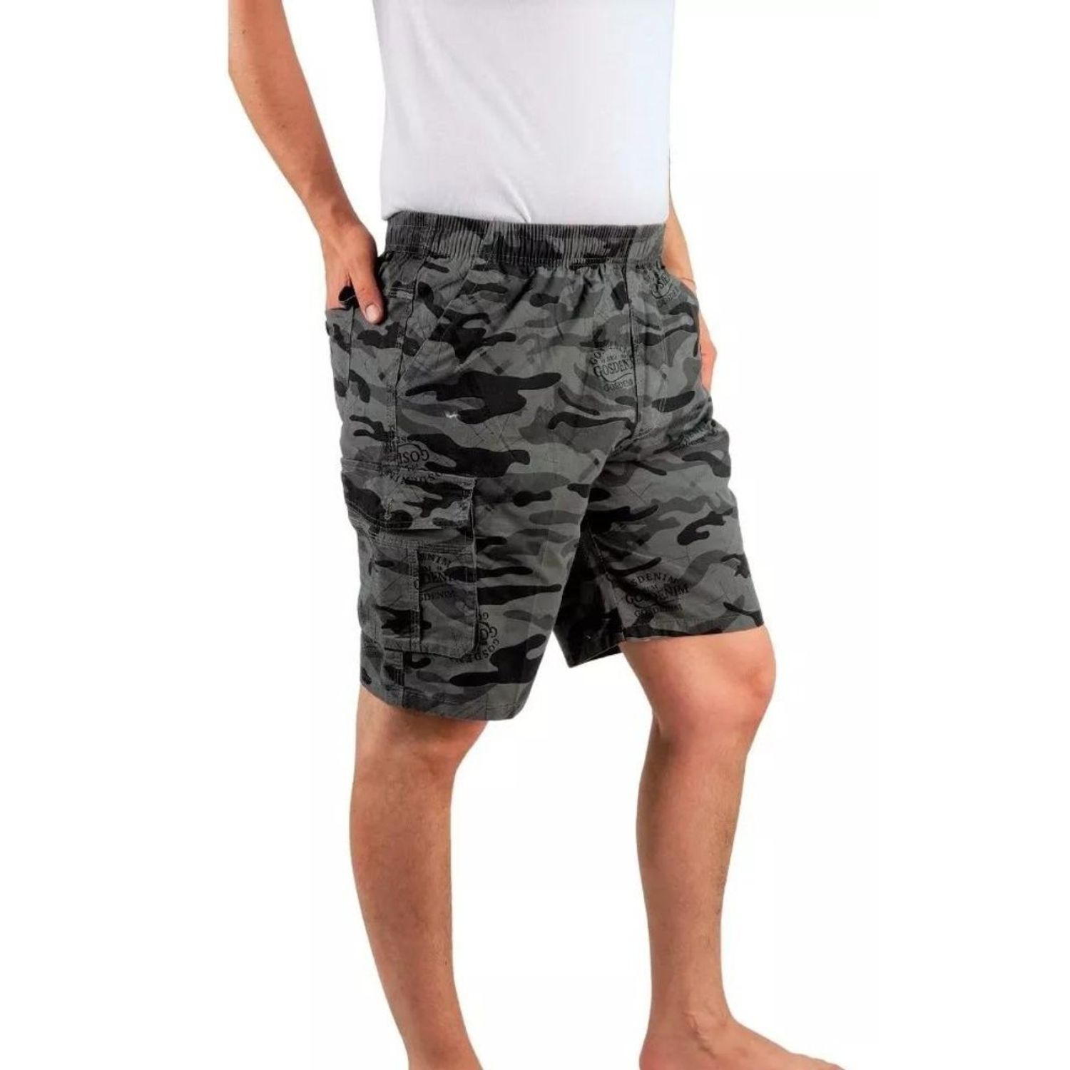 Likeshop - Short Urbano Hombre Pantalón Cargo Camuflaje 505