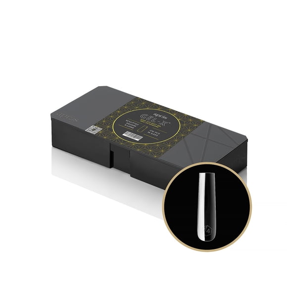 Caja de puntas de uñas Gel-X Sculpted Aprés, 210 unidades (00-9), gel blando