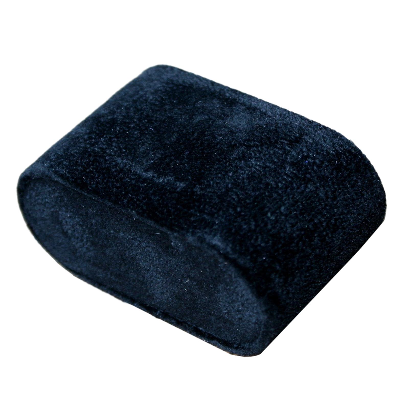 Magideal - Cojín De Pulsera De Terciopelo De 10 Piezas, Cojín De Exhibición De Reloj, Cojín De Brazalete, Soporte Para Presentación De Joyería Con Cubierta De Te Negro