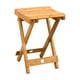 thumbnail image 2 of Taburete plegable de bambú para exterior, silla para pescar, muebles portátiles, silla de Camping, taburete plegable para senderismo, barbacoa, Picnic 28cmx28.5cmx46.5cm, 2 of 5