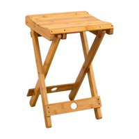 Ioensy - Taburete Plegable, Muebles, Taburete De Campamento, Silla De Pesca Para Acampar, Patio Trasero, Jardín, 28Cm X 28,5Cm X 46,5Cm