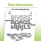 thumbnail image 4 of Juego de combinación Ravensburger Rivers, Roads And Rails Kids 5+, 4 of 5