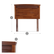 thumbnail image 2 of Respaldo Veneto 1,5 Plazas Rosen Madera-Rattán, 2 of 3