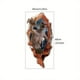 thumbnail image 3 of 1pc, Zombie Halloween Wall Stickers 3d Three-dimensional Broken Wall Stickers Halloween Living Room Room Decoration Wall Stickers, 3 of 3