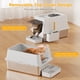 thumbnail image 5 of Caja de arena para gatos Mutrelenx XL de acero inoxidable con cubierta, 5 of 8