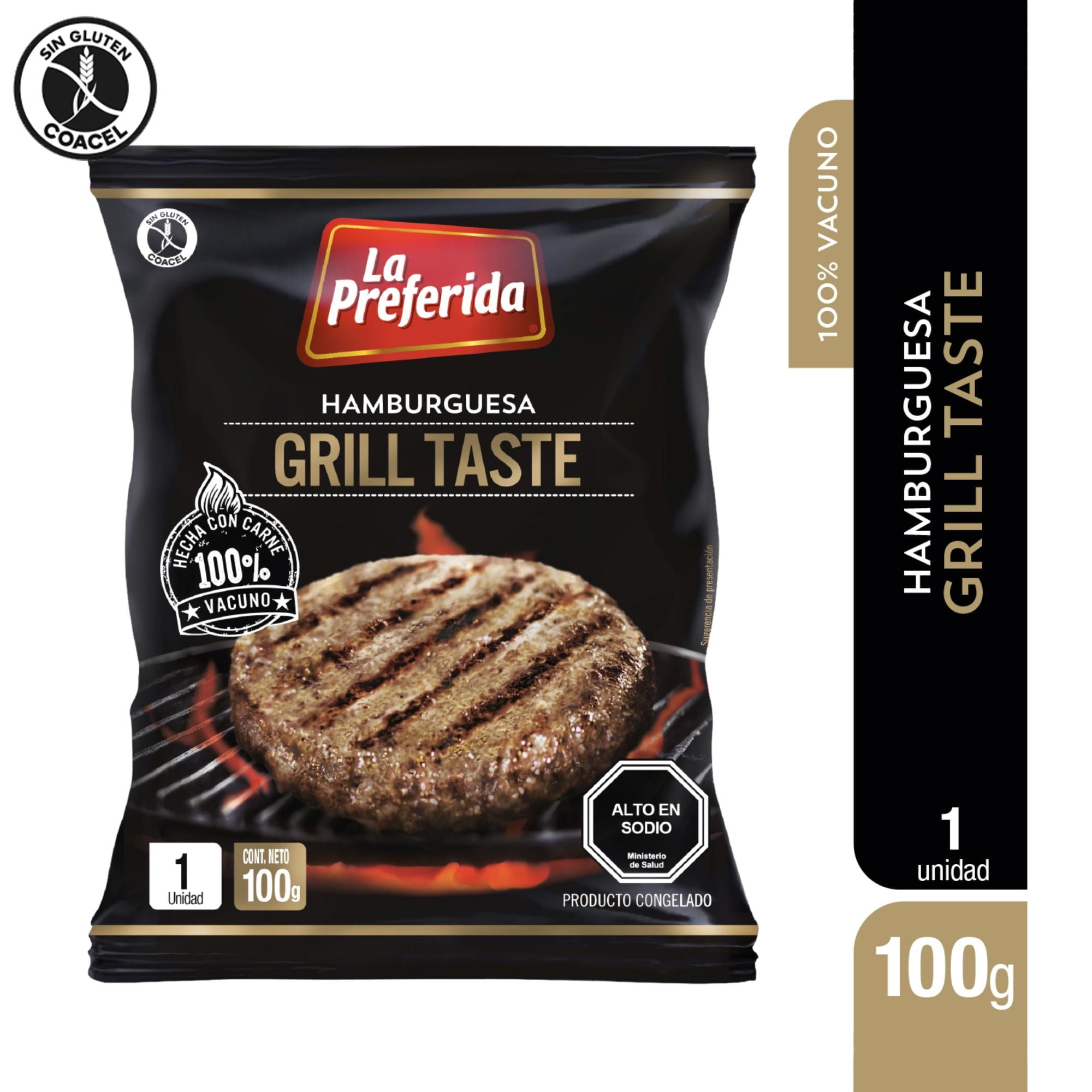 Hamburguesa Grill Taste 100 g La Preferida