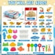 thumbnail image 2 of Kit de arena sensorial Yeonha Toys Ocean&Sand con tapa, 42 unidades para niños, 2 of 3