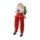 thumbnail image 3 of Figura De Papá Noel Sentado De Resina, Adorno Coleccionable Para Escritorio, Dormitorio, Interior, Sosteniendo El árbol A La Derecha., 3 of 3