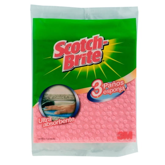 Paño Esponja 3 Un Scotch Brite