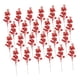 thumbnail image 5 of Tallos De Bayas Con Purpurina Navideña Tallos De Bayas Artificiales Para El Hogar Fiestas Navideñas Rojas, 5 of 5