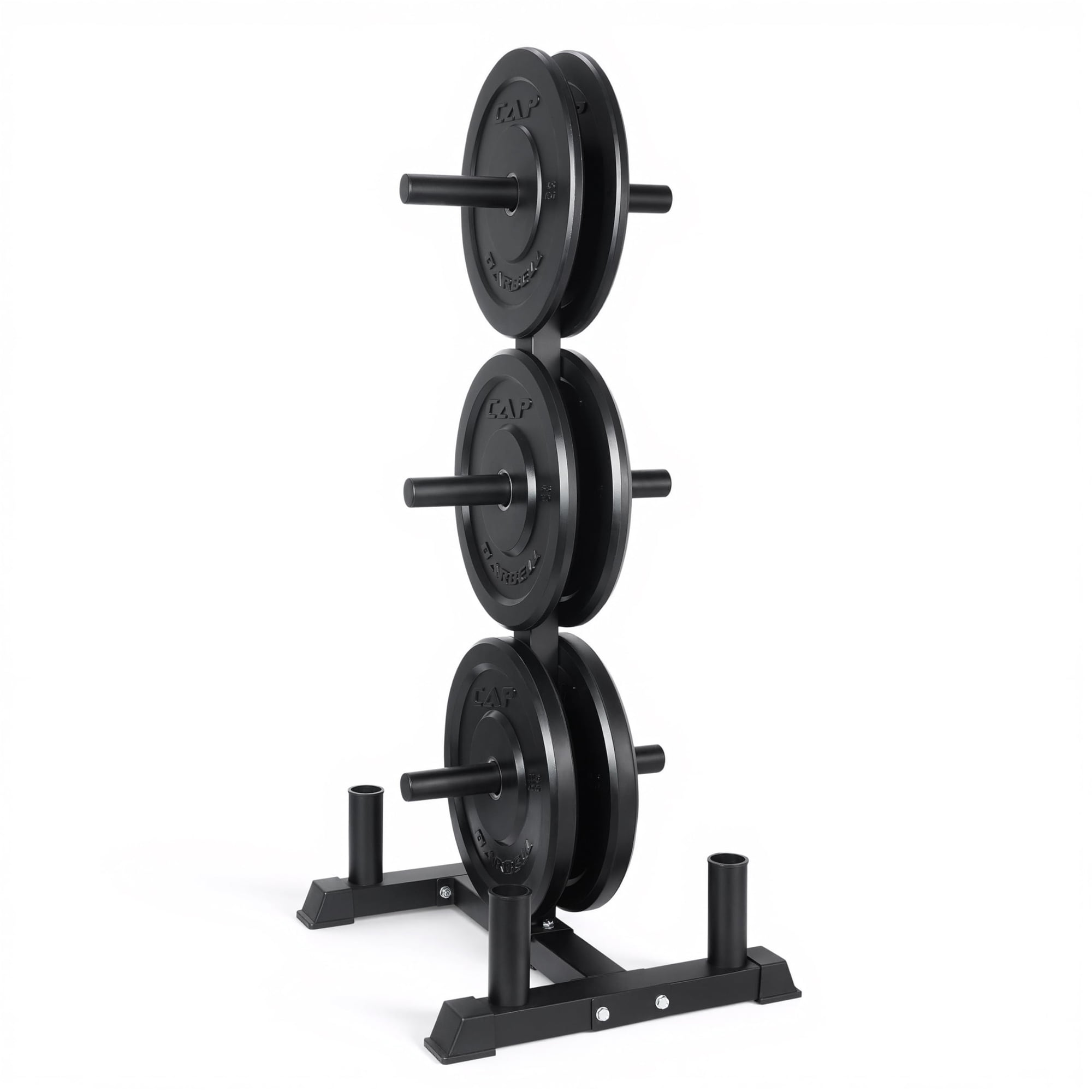 Set De Discos Weight Plate Set Cap Barbell De 100 Lb Con Soporte De Almacenamiento