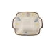 thumbnail image 2 of Pack 4 Plato Sopero Hondo Decorativo Diseño Flor Con Asas Cuadrado, 2 of 2