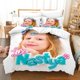 thumbnail image 1 of v629 Bed Sheets Like Nastya Bedding Set Single Twin Full Queen King Size Bed Set Aldult Kid Bedroom Duvetcover Sets Anime Bed Sheet Set 3-Piece Bedding Set (1 Duvet Cover + 2 Pillow Shams) Bed Sheets, 1 of 5