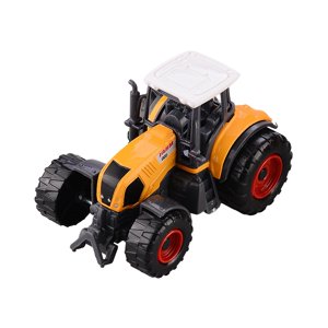 Magideal - Mini Tractor Para Niños, Simulación De Coche De Granjero, Vehículo Fundido A Presión, Juego De Tractor Pequeño, Para Cumpleaños, Festivales, Regalo De Amarillo